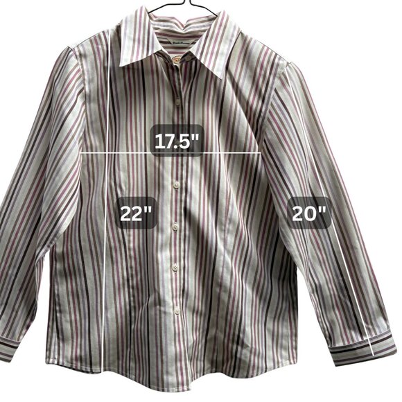Talbots Wrinkle-Resistant Button-Down Shirt – Size 2 Petite – 100% Cotton - Picture 8 of 8